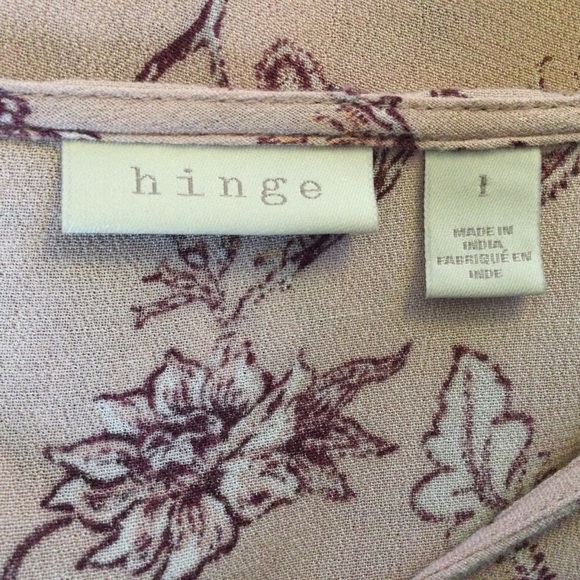 Hinge Blouse M/L Ruffle Flounce Sleeve Pink Baby Doll Romantic - Picture 6 of 16